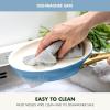 imageGreenPan Hard Anodized Healthy Ceramic Nonstick 8quot and 10quot Frying Pan Skillet Set Gold Handle PFASFree Dishwasher Safe Oven Safe TaupeSky Blue