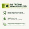 imageGreenPan Hard Anodized Healthy Ceramic Nonstick 8quot and 10quot Frying Pan Skillet Set Gold Handle PFASFree Dishwasher Safe Oven Safe TaupeTaupe
