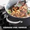 imageGreenPan Lima Hard Anodized 5QT Stock Pot with Lid Healthy Ceramic Nonstick PFOA PFASFree Nontoxic Pots and Pans Oven ampamp Broiler Safe Cookware Stainless Steel Handles Gray5 Quarts