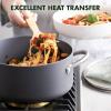 imageGreenPan Lima Hard Anodized 5QT Stock Pot with Lid Healthy Ceramic Nonstick PFOA PFASFree Nontoxic Pots and Pans Oven ampamp Broiler Safe Cookware Stainless Steel Handles Gray5 Quarts