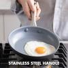 imageGreenPan Lima Hard Anodized 8quot Frying Pan Skillet Nonstick Ceramic Nonstick PFOA and PFASFree Nontoxic Pots and Pans Oven ampamp Broiler Safe Stainless Steel Handle Cookware for Eggs ampamp Omelet Gray10 Frying Pan Skillet