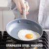 imageGreenPan Lima Hard Anodized 8quot Frying Pan Skillet Nonstick Ceramic Nonstick PFOA and PFASFree Nontoxic Pots and Pans Oven ampamp Broiler Safe Stainless Steel Handle Cookware for Eggs ampamp Omelet Gray8 10 and 12 Frying Pan Skillet Set
