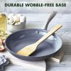 imageGreenPan Lima Hard Anodized Healthy Ceramic Nonstick 125quot Wok pan with Helper Handle PFASFree Oven Safe Gray