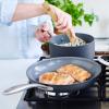 imageGreenPan Lima Hard Anodized Healthy Ceramic Nonstick 18 Piece Cookware Bakeware Pots and Pans Set PFASFree Oven Safe Gray8 Piece Cookware Pots and Pans Set