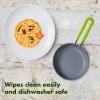 imageGreenPan Mini Healthy Ceramic Nonstick 5quot Round Egg Pan PFASFree Dishwasher Safe Stay Cool Handle BlackBlack
