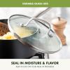 imageGreenPan Prime Chatham 1QT ampamp 2QT Saucepan Pot Set with Glass Lids Hard Anodized Diamond Infused Ceramic Nonstick PFASFree Dishwasher Safe Oven Safe Multipurpose Chefs Pan StayCool HandleBlackBlack