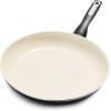 imageGreenPan Rio Healthy Ceramic Nonstick 10quot Frying Pan Skillet PFASFree Dishwasher Safe TurquoiseBlack