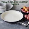 imageGreenPan Rio Healthy Ceramic Nonstick 10quot Frying Pan Skillet PFASFree Dishwasher Safe TurquoiseBlack
