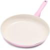 imageGreenPan Rio Healthy Ceramic Nonstick 10quot Frying Pan Skillet PFASFree Dishwasher Safe TurquoisePink