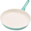 imageGreenPan Rio Healthy Ceramic Nonstick 10quot Frying Pan Skillet PFASFree Dishwasher Safe TurquoiseTurquoise