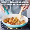 imageGreenPan Rio Healthy Ceramic Nonstick 10quot Frying Pan Skillet PFASFree Dishwasher Safe TurquoiseTurquoise