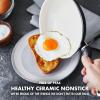 imageGreenPan Rio Healthy Ceramic Nonstick 16 Piece Cookware Pots and Pans Set PFASFree Dishwasher Safe TurquoiseBlack