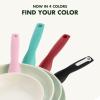 imageGreenPan Rio Healthy Ceramic Nonstick 16 Piece Cookware Pots and Pans Set PFASFree Dishwasher Safe TurquoisePink