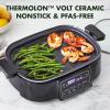 imageGreenPan Stainless Steel 8in1 Skillet Grill ampamp Slow Cooker Presets to Saute Steam StirFry and Cook Rice Healthy Ceramic Nonstick and Dishwasher Safe Parts Easytouse LED DisplayStainless Steel