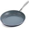imageGreenPan Swift 10quot Ceramic Nonstick Frying Pan Skillet PFAS ampamp PFOAFree Healthy Cooking Gold Stainless Steel Handle Versatile Cooking Essentials Dishwasher ampamp Oven Safe CreamBlack