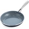 imageGreenPan Swift 10quot Ceramic Nonstick Frying Pan Skillet PFAS ampamp PFOAFree Healthy Cooking Gold Stainless Steel Handle Versatile Cooking Essentials Dishwasher ampamp Oven Safe CreamBlack