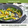 imageGreenPan Valencia Pro 18quot x 11quot Double Burner Griddle Pan Induction Suitable Ceramic Nonstick PFASFree Rectangular Stovetop Cookware Stainless Steel Handles Dishwasher Oven ampamp Broiler Safe GrayGray