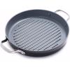 imageGreenPan Valencia Pro 18quot x 11quot Double Burner Griddle Pan Induction Suitable Ceramic Nonstick PFASFree Rectangular Stovetop Cookware Stainless Steel Handles Dishwasher Oven ampamp Broiler Safe GrayGray