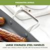 imageGreenPan Valencia Pro 18quot x 11quot Double Burner Griddle Pan Induction Suitable Ceramic Nonstick PFASFree Rectangular Stovetop Cookware Stainless Steel Handles Dishwasher Oven ampamp Broiler Safe GrayGray