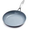 imageGreenPan Valencia Pro Hard Anodized Healthy Ceramic Nonstick 10quot Frying Pan Skillet with Lid PFOA and PFASFree Cookware Stainless Steel Handle Induction Suitable Dishwasher Safe Oven Safe GrayGray