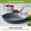 imageGreenPan Valencia Pro Hard Anodized Healthy Ceramic Nonstick 10quot Frying Pan Skillet with Lid PFOA and PFASFree Cookware Stainless Steel Handle Induction Suitable Dishwasher Safe Oven Safe GrayGray