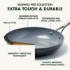 imageGreenPan Valencia Pro Hard Anodized Healthy Ceramic Nonstick 10quot Frying Pan Skillet with Lid PFOA and PFASFree Cookware Stainless Steel Handle Induction Suitable Dishwasher Safe Oven Safe GrayGray