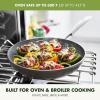 imageGreenPan Valencia Pro Hard Anodized Healthy Ceramic Nonstick 10quot Frying Pan Skillet with Lid PFOA and PFASFree Cookware Stainless Steel Handle Induction Suitable Dishwasher Safe Oven Safe GrayGray