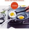 imageGreenPan Valencia Pro Hard Anodized Healthy Ceramic Nonstick 10quot Frying Pan Skillet with Lid PFOA and PFASFree Cookware Stainless Steel Handle Induction Suitable Dishwasher Safe Oven Safe GrayGray