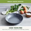 imageGreenPan Valencia Pro Hard Anodized Healthy Ceramic Nonstick 10quot Frying Pan Skillet with Lid PFOA and PFASFree Cookware Stainless Steel Handle Induction Suitable Dishwasher Safe Oven Safe GrayGray