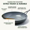 imageGreenPan Valencia Pro Hard Anodized Healthy Ceramic Nonstick 10quot Frying Pan Skillet with Lid PFOA and PFASFree Cookware Stainless Steel Handle Induction Suitable Dishwasher Safe Oven Safe GrayGray