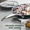 imageGreenPan Valencia Pro Hard Anodized Healthy Ceramic Nonstick 10quot Frying Pan Skillet with Lid PFOA and PFASFree Cookware Stainless Steel Handle Induction Suitable Dishwasher Safe Oven Safe GrayGray