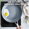 imageGreenPan Valencia Pro Hard Anodized Healthy Ceramic Nonstick 10quot Frying Pan Skillet with Lid PFOA and PFASFree Cookware Stainless Steel Handle Induction Suitable Dishwasher Safe Oven Safe GrayGray