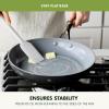 imageGreenPan Valencia Pro Hard Anodized Healthy Ceramic Nonstick 10quot Frying Pan Skillet with Lid PFOA and PFASFree Cookware Stainless Steel Handle Induction Suitable Dishwasher Safe Oven Safe GrayGray