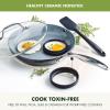 imageGreenPan Valencia Pro Hard Anodized Healthy Ceramic Nonstick 10quot Frying Pan Skillet with Lid PFOA and PFASFree Cookware Stainless Steel Handle Induction Suitable Dishwasher Safe Oven Safe GrayGray