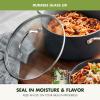 imageGreenPan Valencia Pro Hard Anodized Healthy Ceramic Nonstick 8QT Stock Pot with Lid PFASFree Induction Dishwasher Safe Oven Safe GrayGray