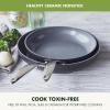imageGreenPan Valencia Pro Hard Anodized Healthy Ceramic Nonstick 8quot and 10quot Frying Pan Skillet Set PFASFree Induction Dishwasher Safe Oven Safe GrayGray