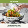 imageGreenPan Valencia Pro TriPly Stainless Steel 12 Wok with Lid Healthy Ceramic Nonstick PFASFree PFOA Free Coating Multi Clad Cookware Induction Dishwasher Safe Oven and Broiler Safe