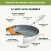 imageGreenPan Valencia Pro TriPly Stainless Steel 8 and 10 Frying Pan Skillet Set Healthy Ceramic Nonstick PFASFree PFOAFree Coating Multi Clad Cookware Induction Dishwasher Oven and Broiler SafeStainless Steel