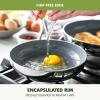 imageGreenPan Valencia Pro TriPly Stainless Steel 8 and 10 Frying Pan Skillet Set Healthy Ceramic Nonstick PFASFree PFOAFree Coating Multi Clad Cookware Induction Dishwasher Oven and Broiler SafeStainless Steel
