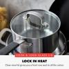 imageGreenPan x Bobby Flay Stainless Steel 12 Piece Cookware Pots ampamp Pans Set Professional Grade TriPly Multiclad PFASFree Ceramic Nonstick Induction Suitable Dishwasher ampamp Oven SafeStay Cool HandlesStainless Steel