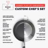 imageGreenPan x Bobby Flay Stainless Steel 375QT Saucepan ampamp Glass Lid Professional Grade TriPly Chefs Pan Multiclad Induction Suitable Dishwasher ampamp Oven Safe Stay Cool Silicone HandleChip Free RimsStainless Steel