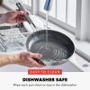 imageGreenPan x Bobby Flay Stainless Steel 8 ampamp 10 Frying Pan Skillet Set Professional Grade TriPly Multiclad PFASFree Ceramic Nonstick Induction Suitable Dishwasher ampamp Oven Safe Stay Cool HandleStainless Steel
