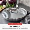 imageGreenPan x Bobby Flay Stainless Steel 8 ampamp 10 Frying Pan Skillet Set Professional Grade TriPly Multiclad PFASFree Ceramic Nonstick Induction Suitable Dishwasher ampamp Oven Safe Stay Cool HandleStainless Steel