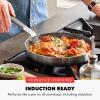 imageGreenPan x Bobby Flay Stainless Steel 8 ampamp 10 Frying Pan Skillet Set Professional Grade TriPly Multiclad PFASFree Ceramic Nonstick Induction Suitable Dishwasher ampamp Oven Safe Stay Cool HandleStainless Steel