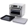 imageGreenPan Bistro Stainless Steel 9in1 Air Fry Oven Nonstick Baking Pan Stainless Steel Rack and Basket Fast Heating Multifunction Presets CoolTouch Handle PFASFree Easy Cleanup Crumb TrayStainless Steel