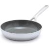 imageGreenPan GP5 Stainless Steel 5Ply Healthy Ceramic Nonstick 8quot Frying Pan Skillet Scratch Resistant Induction Dishwasher ampamp Oven Safe PFASFree
