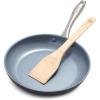 imageGreenPan Lima Hard Anodized 8quot Frying Pan Skillet Nonstick Ceramic Nonstick PFOA and PFASFree Nontoxic Pots and Pans Oven ampamp Broiler Safe Stainless Steel Handle Cookware for Eggs ampamp Omelet Gray10 Frying Pan Skillet