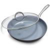 imageGreenPan Lima Hard Anodized 8quot Frying Pan Skillet Nonstick Ceramic Nonstick PFOA and PFASFree Nontoxic Pots and Pans Oven ampamp Broiler Safe Stainless Steel Handle Cookware for Eggs ampamp Omelet Gray12 Frying Pan Skillet