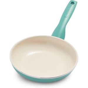 imageGreenPan Rio Healthy Ceramic Nonstick 10quot Frying Pan Skillet PFASFree Dishwasher Safe TurquoiseTurquoise