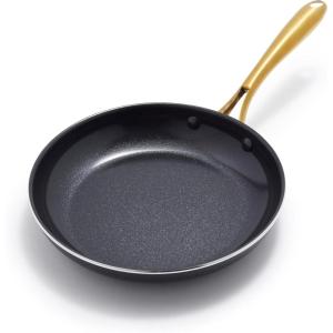 imageGreenPan Swift 10quot Ceramic Nonstick Frying Pan Skillet PFAS ampamp PFOAFree Healthy Cooking Gold Stainless Steel Handle Versatile Cooking Essentials Dishwasher ampamp Oven Safe CreamBlack